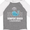 thumbnail image 4 of Inktastic Newport Beach California Whale Watching Boys or Girls Long Sleeve Baby Bodysuit, 4 of 5