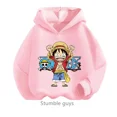 thumbnail image 3 of Sudadera con capucha de Anime One Pieces, ropa para niños, ropa para primavera y otoño para niñas, sudadera con dibujos animados de Luffy Zoro, traje para adolescentes, camisetas con capucha de Sonic, 3 of 5