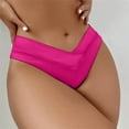 thumbnail image 2 of MSJUHEG Bikini Bottoms for Women,Bathing Suit Bottoms for Women Tummy Control,Scrunch Butt Bikini Bottoms,V Cut Bikini Bottom,Scrunch Bikini Bottoms,High Waisted Bikini Bottoms Hot Pink L, 2 of 5