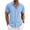 05# Light Blue, variant on Qwertyu Men's Linen Shirts Short Sleeve Casual Button Down Shirt Business Dress Clothing Beach Fashion Summer Tops Dark Green S