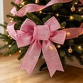thumbnail image 5 of Linen Woven Ribbon 30ft Long, 1.5 Inch Wide Fabric Ribbon for DIY Wreath, Holiday Decor & Gift Wrapping, Rustic Bow Making Craft Supply, 5 of 6