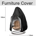 thumbnail image 4 of Con cremallera, protector resistente para muebles de jardín, resistente al viento, impermeable, para exteriores, 190 x 115, 4 of 5
