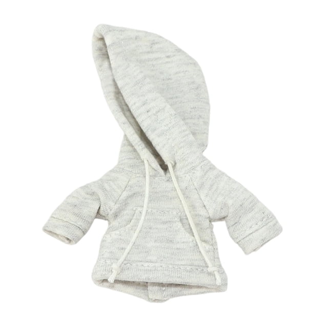 Figura de acción a escala 1/12 con capucha, miniatura suave, figuras de moda de 6 pulgadas Gris