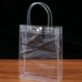 thumbnail image 3 of 6pcs Clear Tote Bags Stadium Approved Plastic Tote Bags with Handles, 3 of 5
