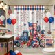 thumbnail image 5 of Independence Day Shower Curtain Bathroom Decoration Partition Fabric Digital Printing Bathroom Water Proofing Curtain With Hooks No Punching, 5 of 6