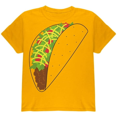 Halloween Taco Food Costume Youth T Shirt