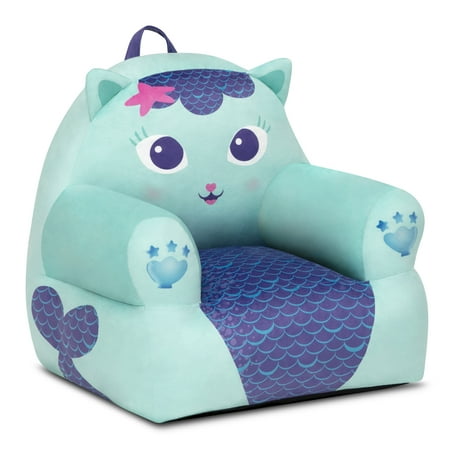 Gabby's Dollhouse Cozee Buddy Chair by Delta Children, Blue