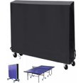 thumbnail image 1 of Funda para mesa de ping pong, funda protectora para mesa de ping pong con Oxford, transpirable, impermeable, resistente a los rayos UV para mesa de ping pong, mesa de ping pong de 165 x 185 x 70 cm,, 1 of 5