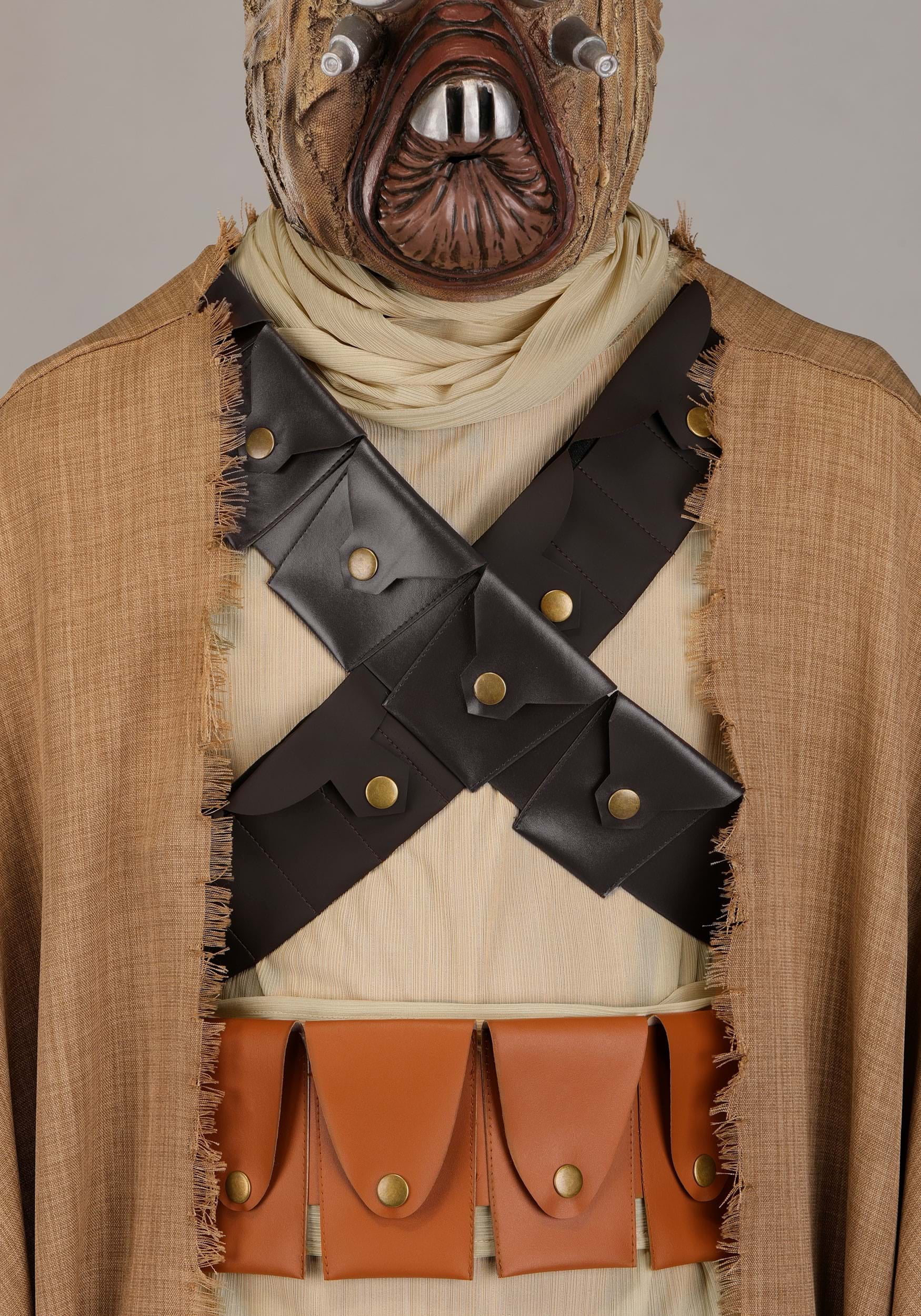 Set of 2 Star Wars Tusken Raider Cosplay Mini Backpack&Wallet New Deluxe Star Wars Tusken Raider Costume for Adults | Star  main image 2