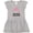 AC-Heather Grey, variant on Inktastic Nana Loves Me Girl Flamingo Girls Toddler Dress