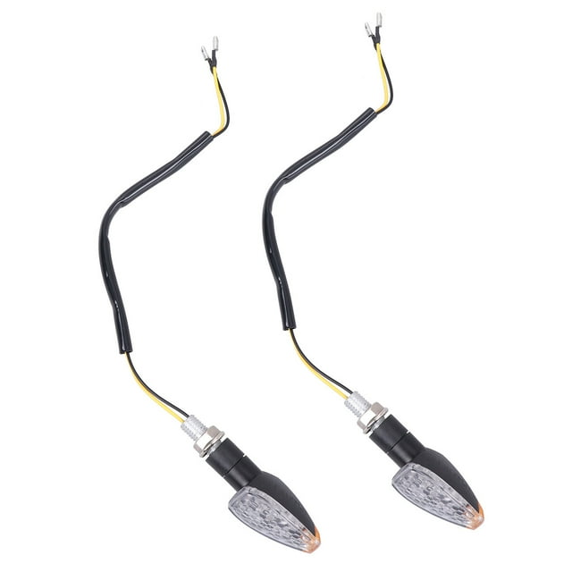 UPGRATOR 1Par Luces Intermitentes LED Para Motocicleta Con Carcasas Negras Resistentes Y Convenientes