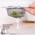 thumbnail image 2 of Stainless Steel Sink Drain Strainer,Kitchen Sink Filter,Mesh Kitchen Sink Strainer,Stainless Steel Kitchen Sink Drain Filter,Protector Cover Waste Stopper Food Catcher Anti-Clogging Rust, 2 of 5