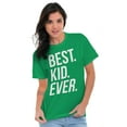 thumbnail image 4 of Best Kid Ever Child Parents Funny Plus Size Crewneck Graphic Tee Shirt Brisco Brands 4X, 4 of 5