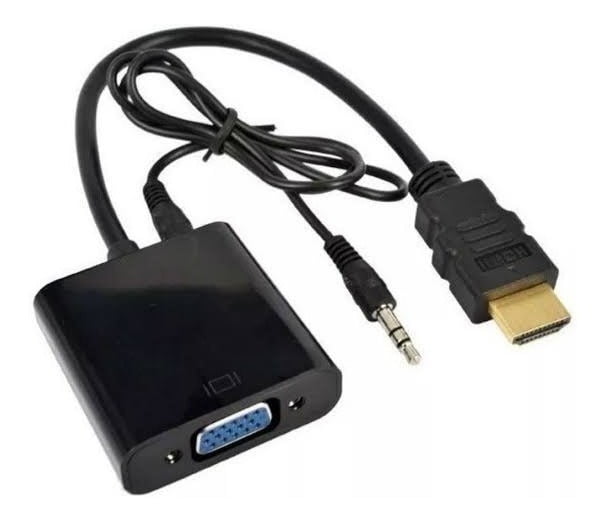 Cable HDMI a VGA con audio inc. cable 3.5 regalo Nefcom HDMI2VGA Bodega Aurrera en linea