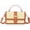 A Brown, variant on Straw Crossbody Bags for Women Summer Straw Clutch Bag Woven Beach Purse Vacation Handbags