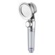 thumbnail image 1 of Cabezal de ducha de mano con aumento de presión, rociador de baño de agua chapado en plástico de 20 mm, plateado y transparente Methold HA006295-03, 1 of 6