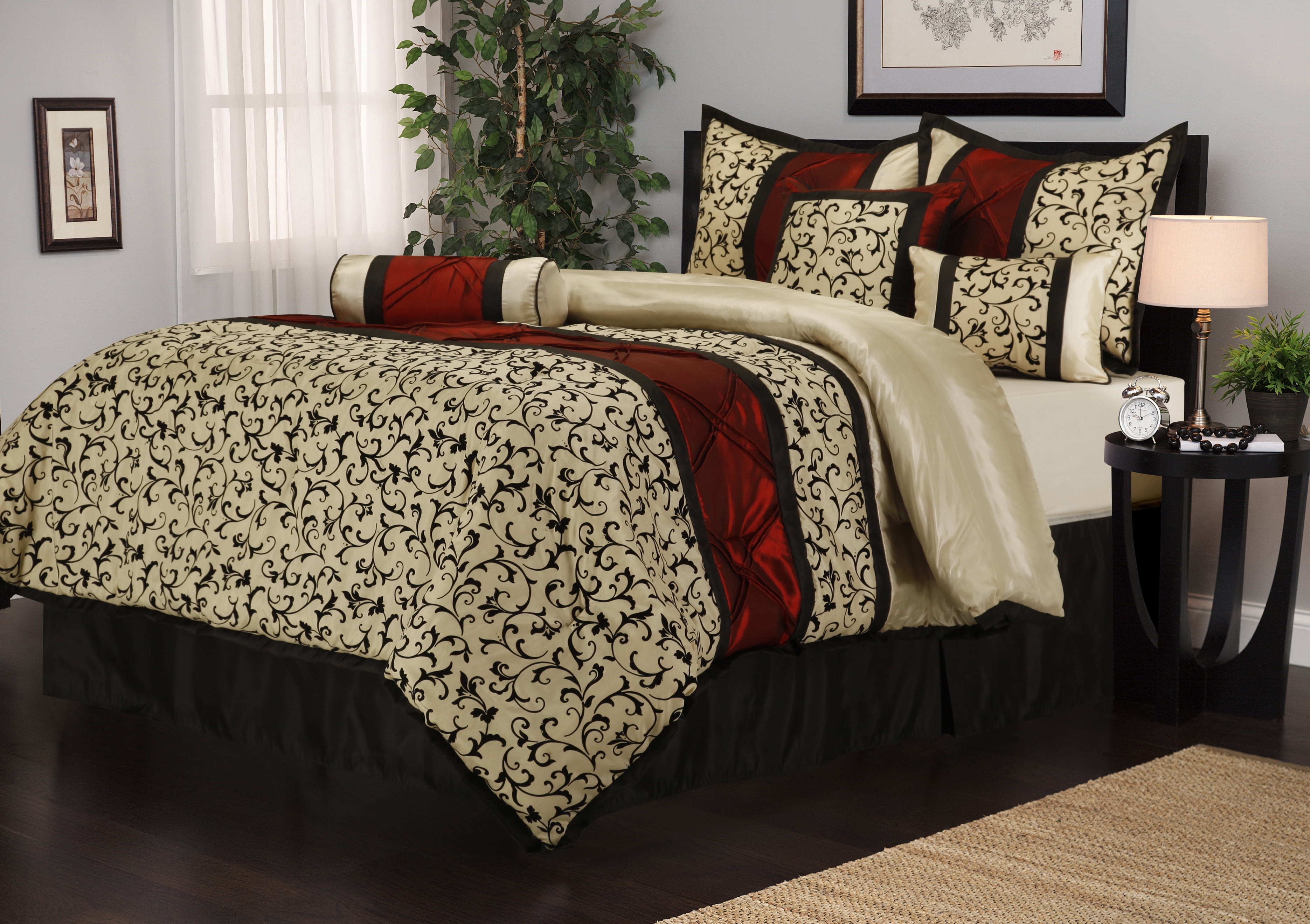 Bella 7 Piece Bedding Comforter Set