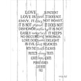 thumbnail image 2 of Jacobs, Cindy 15x18 White Modern Wood Framed Museum Art Print Titled - Love is Patient, 2 of 4