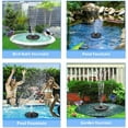 thumbnail image 4 of Solar Fountain Garden Landscapes LED Lights Outdoor Ornament Water Fountain, 4 of 7