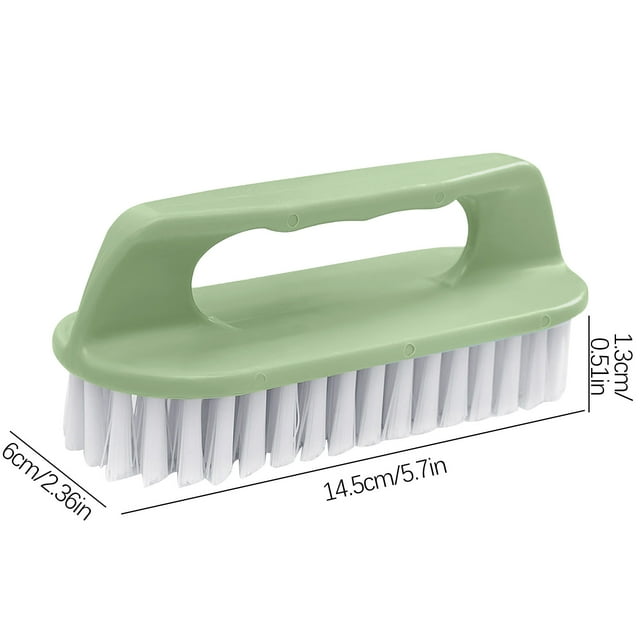 Soft Bristle Brush,Soft Bristle Cleaning Brush Household Plastic Laundry Brush Cleaning Brush Hard Bristle Multi-Functional Washbasin Brush Shoe Brush Clothes Board Brush