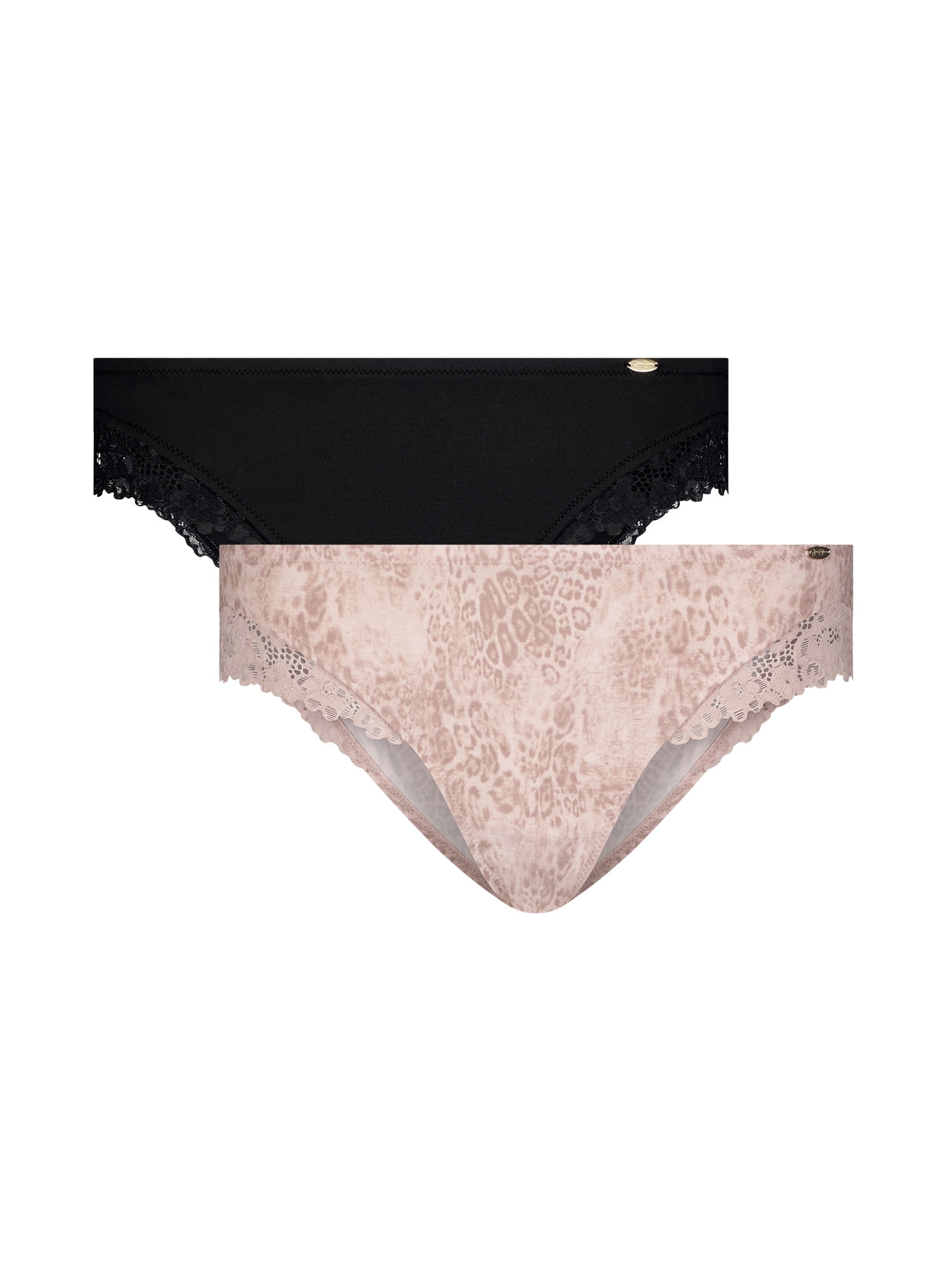 Jessica Simpson Women's Microfiber Bikini, 2-Pack, Size S-XXXL