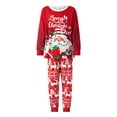 thumbnail image 2 of DuAnyozu Christmas Pajamas for Family, Deer Plaid Family Christmas PJS Matching Set Holiday Sleepwear for Adult Kids Baby, 2 of 10