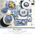 thumbnail image 2 of Spode Blue Italian Devonia Tray Serving Bowl Made of Porcelain Shallow Serving Bowl for Salad, Pasta, and Fruit Measures 7.5 inch Dishwasher Safe, 2 of 7