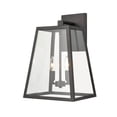 thumbnail image 3 of Millennium Lighting Grant Metal 2 Light Outdoor Wall Lantern- Powder Coat Black, 3 of 5