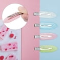 thumbnail image 4 of Pinzas para el pelo HUOGUO Bling, sin dobleces, brillantes, sin arrugas, 20 unidades, 4 of 5