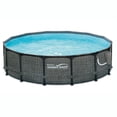thumbnail image 1 of Summer Waves 14' x 48" Outdoor Round Frame Above Ground Pool with Pump, 1 of 8