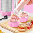 thumbnail image 4 of 50pcs Disposable Aluminum Cups,Disposable Ramekins Perfect Baking Cups,Pink, 4 of 6