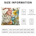 thumbnail image 5 of PRATYUS Hello Spring Gnome Decorative Throw Pillow Covers, Spring Just Bloom Flower Cushion Case Decor, Floral Farmhouse Seasonal Home Spring Decoration for Sofa Couch 22x22in, 5 of 5
