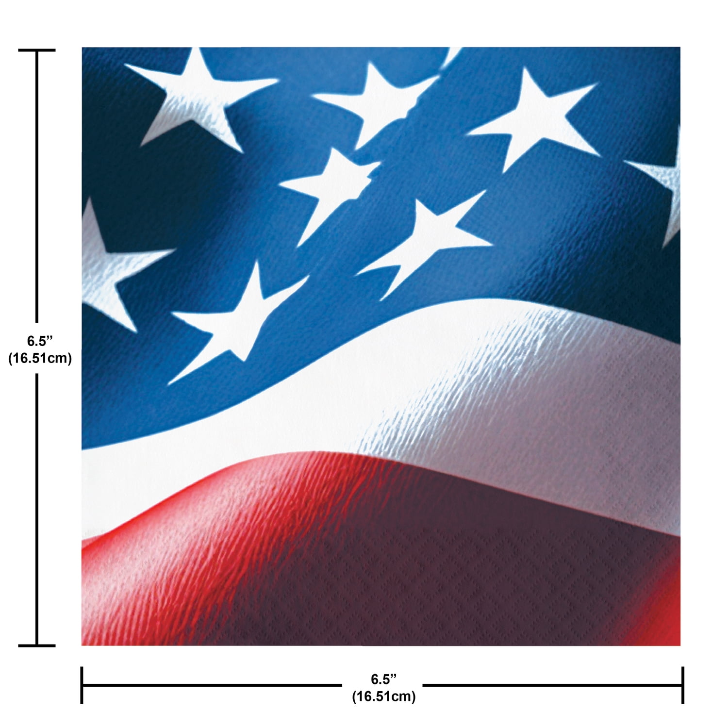 Creative Converting Freedom Flag Tableware Kit, Serves 8