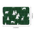 thumbnail image 3 of Goofa 16"x24" Inches Christmas tree green plaid Doormats for Outdoor Entrance - Non-Slip Welcome Mat, Heavy Duty Door Mats Outdoor, Spring Doormat, 3 of 9