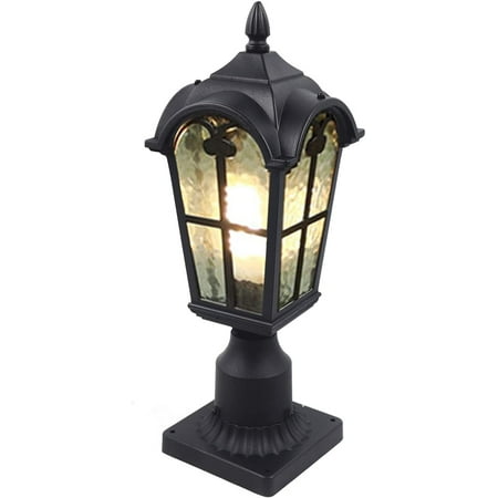 

Outdoor Light Fixture Black Modern Exterior Waterproof-without bulb