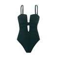 thumbnail image 6 of gakvbuo One Piece Bikini Swimsuit Women Cutout Monokini Bathing Swimwear Women Summer Solid Color With Chest Backless Strap Swimsuit, 6 of 8