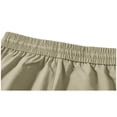 thumbnail image 6 of Jaunzuar Hiking Pants Men Straight Leg Drawstring Cargo Pants Casual Athletic Work Pants with Pockets L, 6 of 7