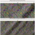 thumbnail image 2 of Soimoi Cotton Poplin Fabric Floral & Paisley Printed Fabric 1 Yard 42 Inch Wide, 2 of 7