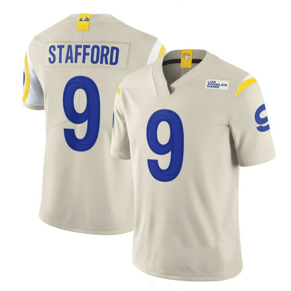 Men's Los Angeles Rams Football Jersey KUPP 10# DONALD 99# STAFFORD 9# Adult Sport Jersey