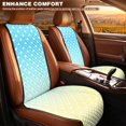 thumbnail image 3 of CHAQLIN Gradient Polka Dot Print Car Seat Covers for Cars, Non-Slip Non‑Slip Car Front Seat Covers 2 Pack Polyester Auto Seat Covers, 3 of 7