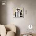 thumbnail image 5 of Black and White Striped Glam Canvas Fashion Art Prints by Art Remedy, White Frame, 20 x 20, 5 of 7