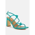 thumbnail image 6 of Kralor Knotted Strap Italian Block Heel Sandals, 6 of 9