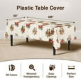 thumbnail image 3 of Exquisite Premium Waterproof Plastic Tablecloth 54" x 108" - Christmas Festive Print, 3 of 7