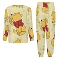 thumbnail image 3 of Winnie The Pooh Unisex Adults Round Neck Pajama Set Two Piece Set Pajama Suit Nightgown Soft And Comfortable Nightclothes For Mens Womens, 3 of 5