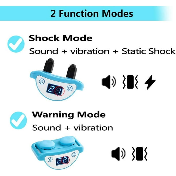 Paipaitek Cat Shock Collar Automatic Trainer Collar for Cats Prevent Meowing Designed Sound Vibrate and Shock 3 Working Modes for Cats and Kittens Waterproof Rechargeable Walmart