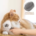 thumbnail image 4 of Cepillo para perros (gris), cepillo autolimpiante para perros y gatos, cepillo de aseo para mascotas que elimina suavemente el pelo suelto y enredado de las alfombras, utilizado para masajes y autolim, 4 of 5