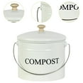 thumbnail image 6 of Aymzbd Compost Bin Filter Indoor Container for Waste Recycling Countertop Composter white, 6 of 9