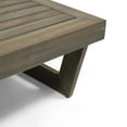 thumbnail image 5 of GDF Studio Elloree Outdoor Acacia Wood Coffee Table, Gray, 5 of 7