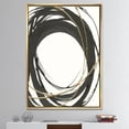 thumbnail image 2 of Designart ' Gold Glamour Circle II ' Posh & Luxe Framed Canvas, 2 of 3