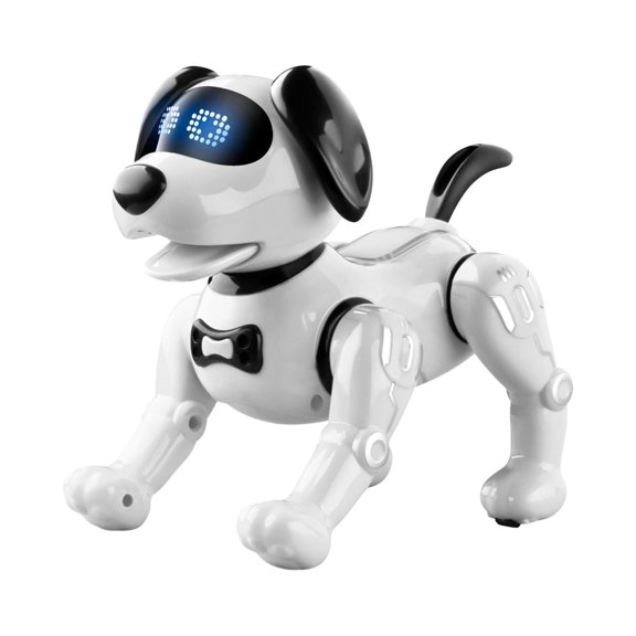 Control Remoto Robot Dog RC Toys Push Up Stunt Puppy Para Ni?os Ni?os Y Ni?as Blanco Sunnimix perros robot rc